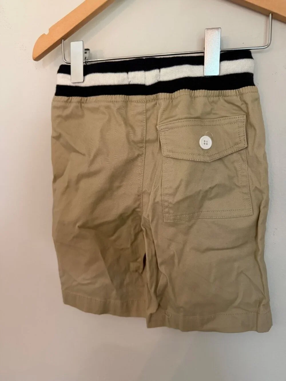 Andy & Evan Boys Khaki Shorts 2T NWT Elastic Waist Pull On